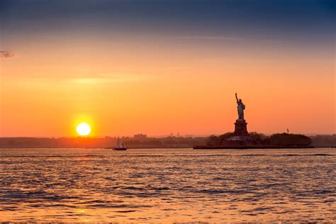 OPEN: 60 Min Sunset Statue of Liberty & Ellis Island Cruise