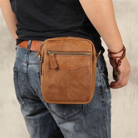 Leather Waist Bags For Men | IUCN Water