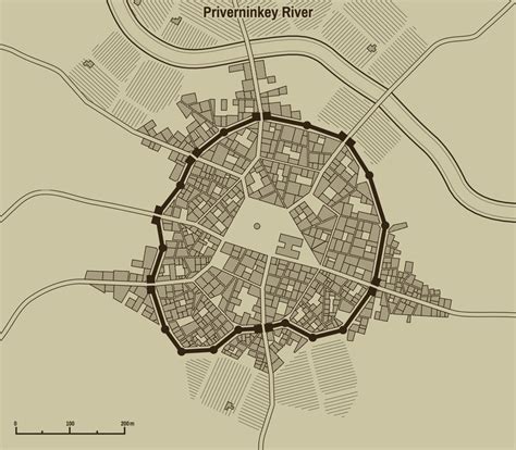 Medieval City Map Generator