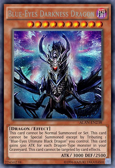 Blue-Eyes Darkness Dragon by ALANMAC95 on DeviantArt | Custom yugioh ...