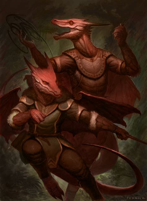 ArtStation - Two Kobolds, John Tedrick | Dungeons and dragons ...