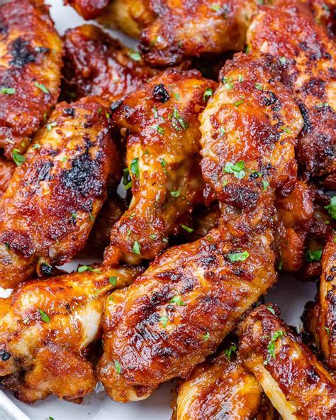 Crispy Oven-Baked Honey Garlic Chicken Wings - Healthy Fitness Meals