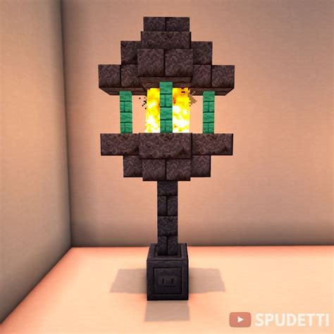 5 unique lamp post designs that I built in Minecraft! | Minecraft light ...