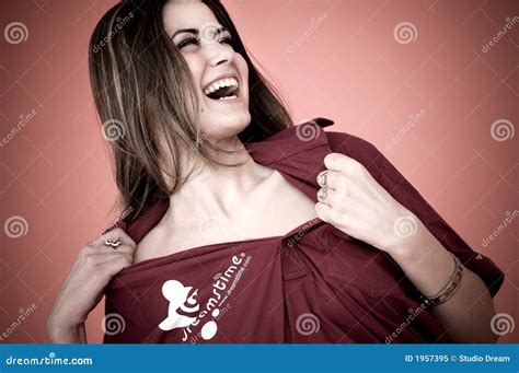 Girl in Dreamstime Shirt stock image. Image of pretty - 1957395