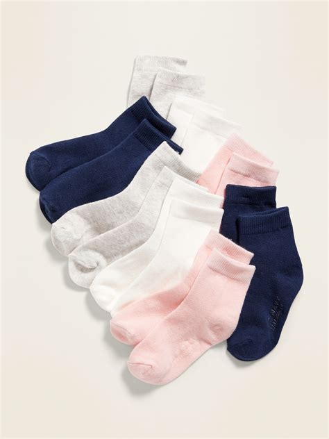 Unisex Crew Socks 8-Pack For Toddler & Baby | Old Navy