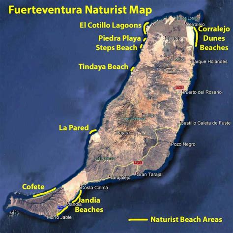 Naturist Beaches in Fuerteventura | Naturist Hotels and Villas