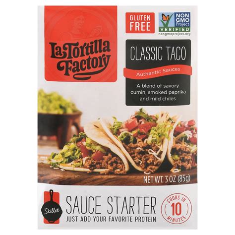 La Tortilla Factory Classic Taco Skillet Sauce Starter - Shop Cooking ...