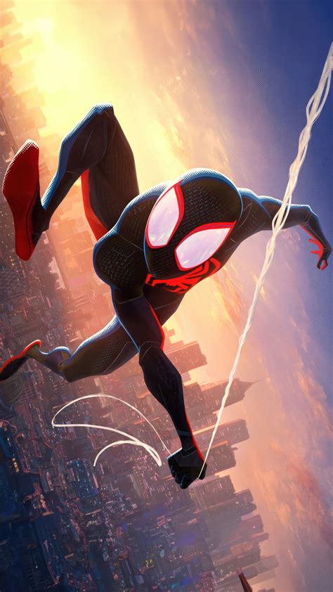 Miles Morales Spider-Man Across 4K #7681k Wallpaper iPhone Phone