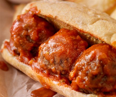 Subway Copycat Meatball Marinara Sub Recipe - Fast Food Menu Prices ...