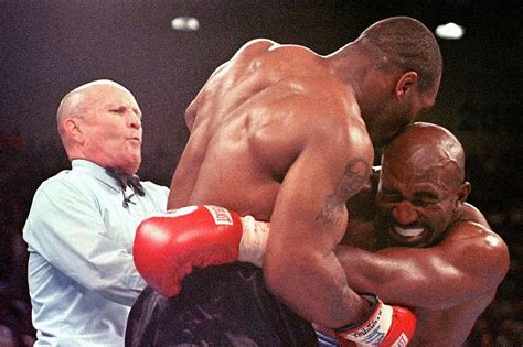 Video: Mike Tyson bites off Evander Holyfield’s ear 24 years ago today ...