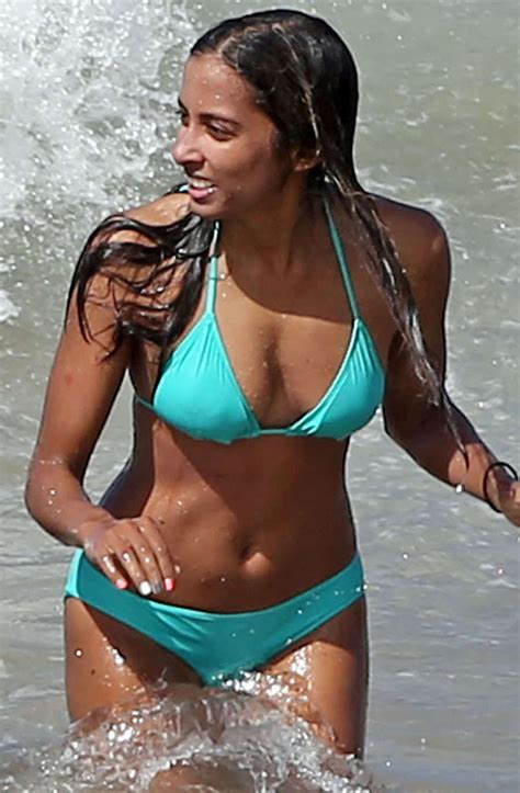 Anjulie Persaud in Bikini on the Beach in Maui | GotCeleb