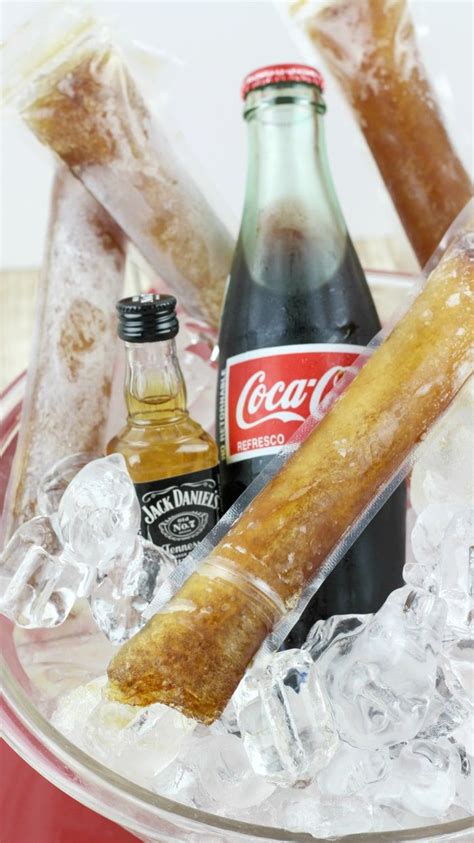 Adult freeze pops, anyone? These Jack & Coke homemade freeze pops are ...