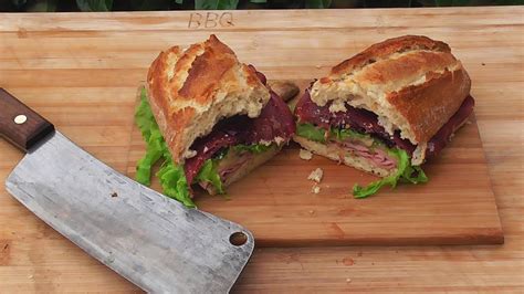 Grilled Leberkäse-Bresaola Sandwich - YouTube