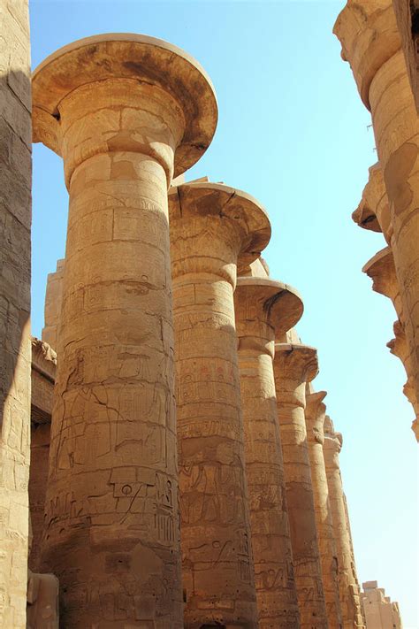 Columns In Karnak Temple Photograph by Mikhail Kokhanchikov - Pixels