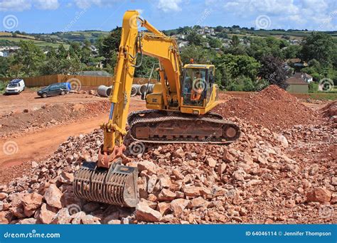 Digger stock photo. Image of construction, breaker, bulldozers - 64046114