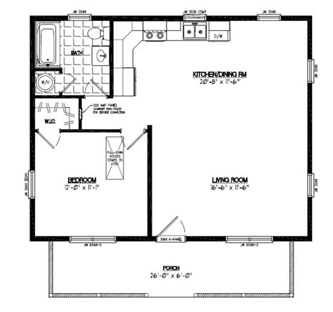 24x24 House Plans with Loft | plougonver.com