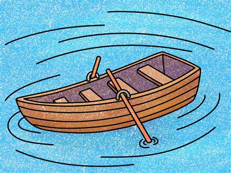 How to Draw a Row Boat - HelloArtsy