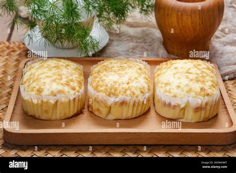 Delicious steamed cake Stock Photo - Alamy