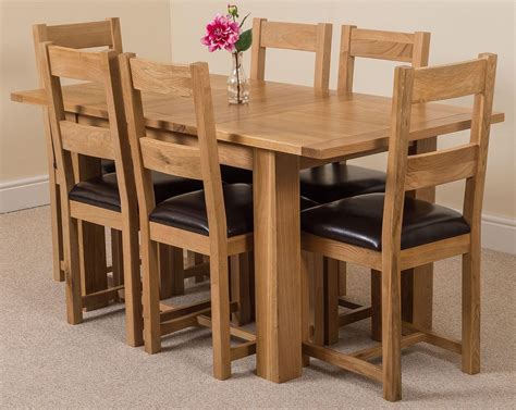 Large Oak Dining Room Table And Chairs at William Molina blog