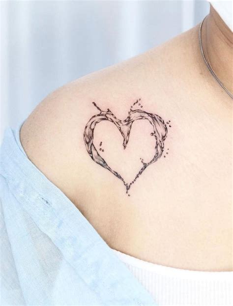 Heart Shape With Flowers Tattoo | Best Flower Site