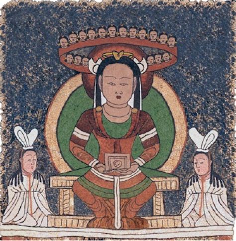 Light Maiden Image on a Manichaean Temple Banner : r/manichaeism