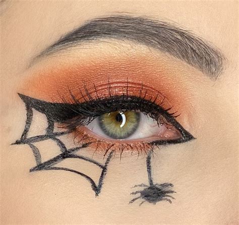 Halloween Spider Web Eyeliner | Halloween makeup easy, Halloween eye ...