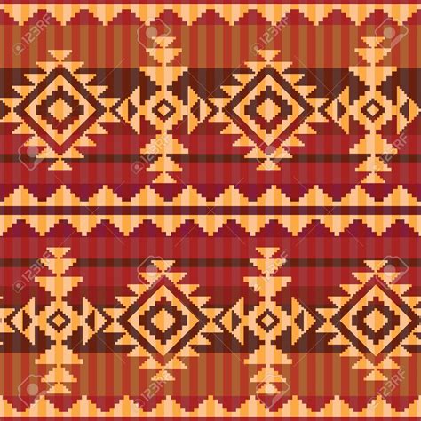 Style patron sans soudure Navajo | Native american patterns, Navajo ...