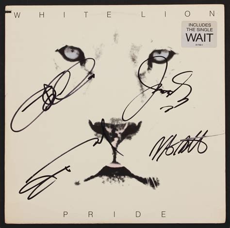 Lot Detail - White Lion Signed "Pride" Album