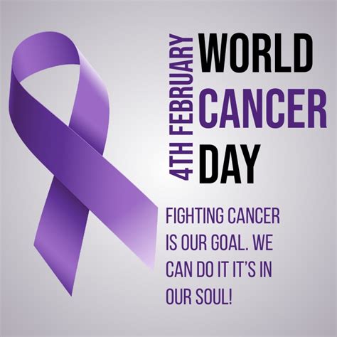 Copy of World Cancer Day Awareness Poster | PosterMyWall