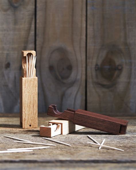 Toothpick Case - Japanese Oak – Nalata Nalata