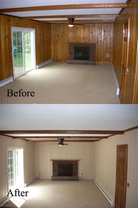 Painting Paneling Ideas Before And After Photos