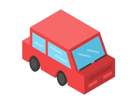 Isometric car by Max de Mooij on Dribbble