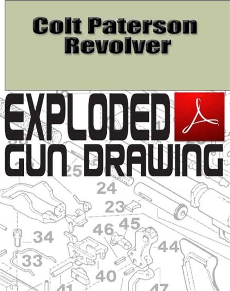 Colt Paterson Revolver Exploded Gun Drawing Download – GunDigest Store