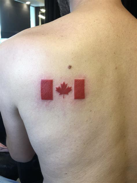 Canadian Flag Tattoo