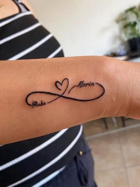 Infinity Tattoo With Names Heart Tattoos With Names, Name Tattoos For ...