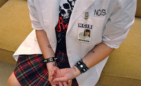 Lots of drawn on tattoos | Abby Sciuto from NCIS costume. bl… | Flickr