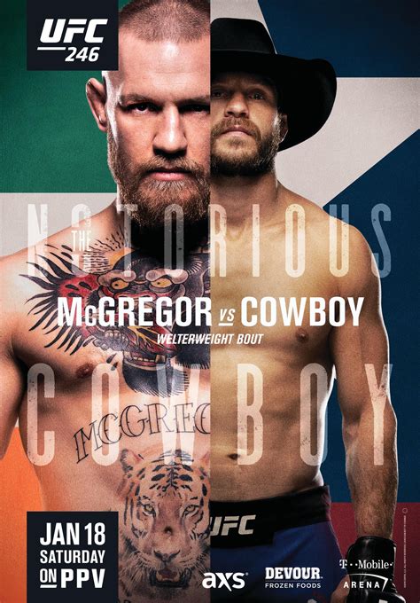 UFC 246 Poster December 30, 2019 MMA Photo