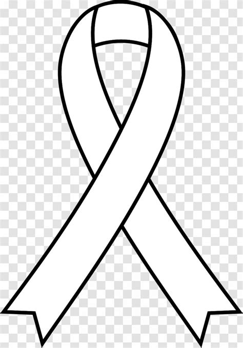 Printable Cancer Ribbon Outline