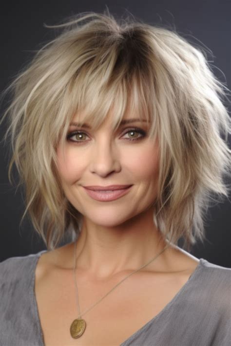 100+ Classic Short Haircuts for Older Women | Messy short hair, Shaggy ...