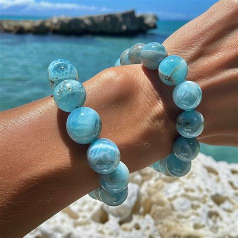 Larimar Bracelet: Meaning, Benefits, and Healing Properties - Buddha ...