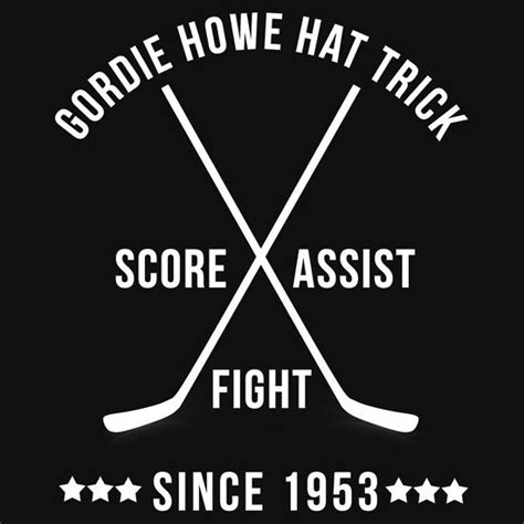 Gordie Howe Hat Trick | Detroit red wings hockey, Red wings hockey ...