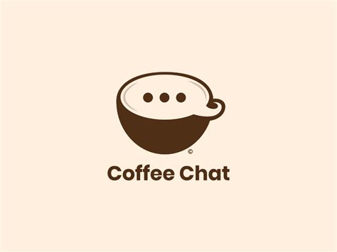 Coffee Chat Logo Design | Logo design, Coffee logo, ? logo