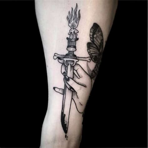 75 Incredible Dagger Tattoos