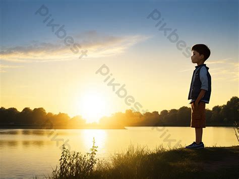 Happy Family Silhouette On The Sunset Photo | JPG Free Download - Pikbest