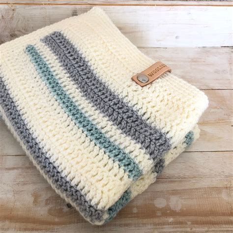 Crochet baby blanket newborn unisex crib blanket | Etsy