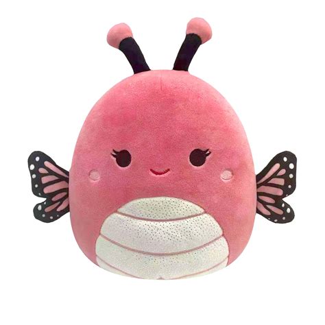 Buy Squishmallows Original 14-Inch Andreina Pink Monarch Butterfly with ...