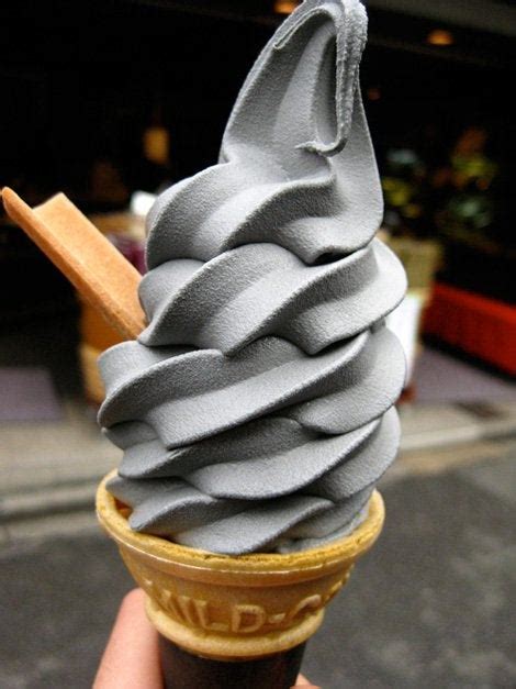 Black Sesame Ice Cream : r/oddlysatisfying