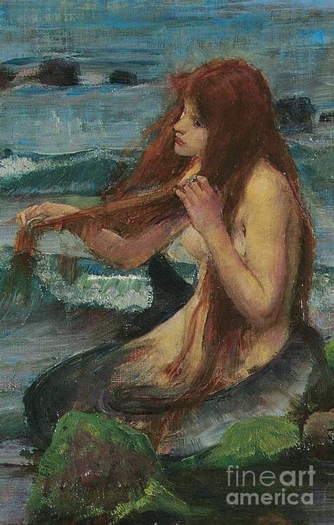 The Mermaid Art Print by John William Waterhouse | Renaissance art ...