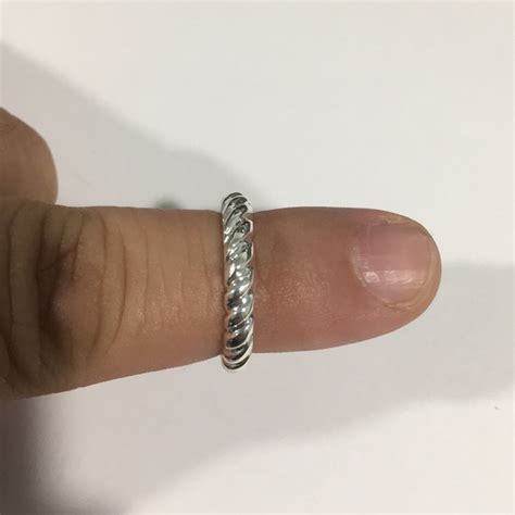 Jewelry | Sterling Silver Twisted Cable Wedding Band Ring | Poshmark