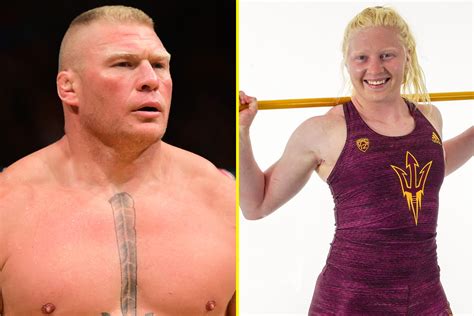 Brock Lesnar's look-a-like daughter, Mya, is an athletic beast just ...